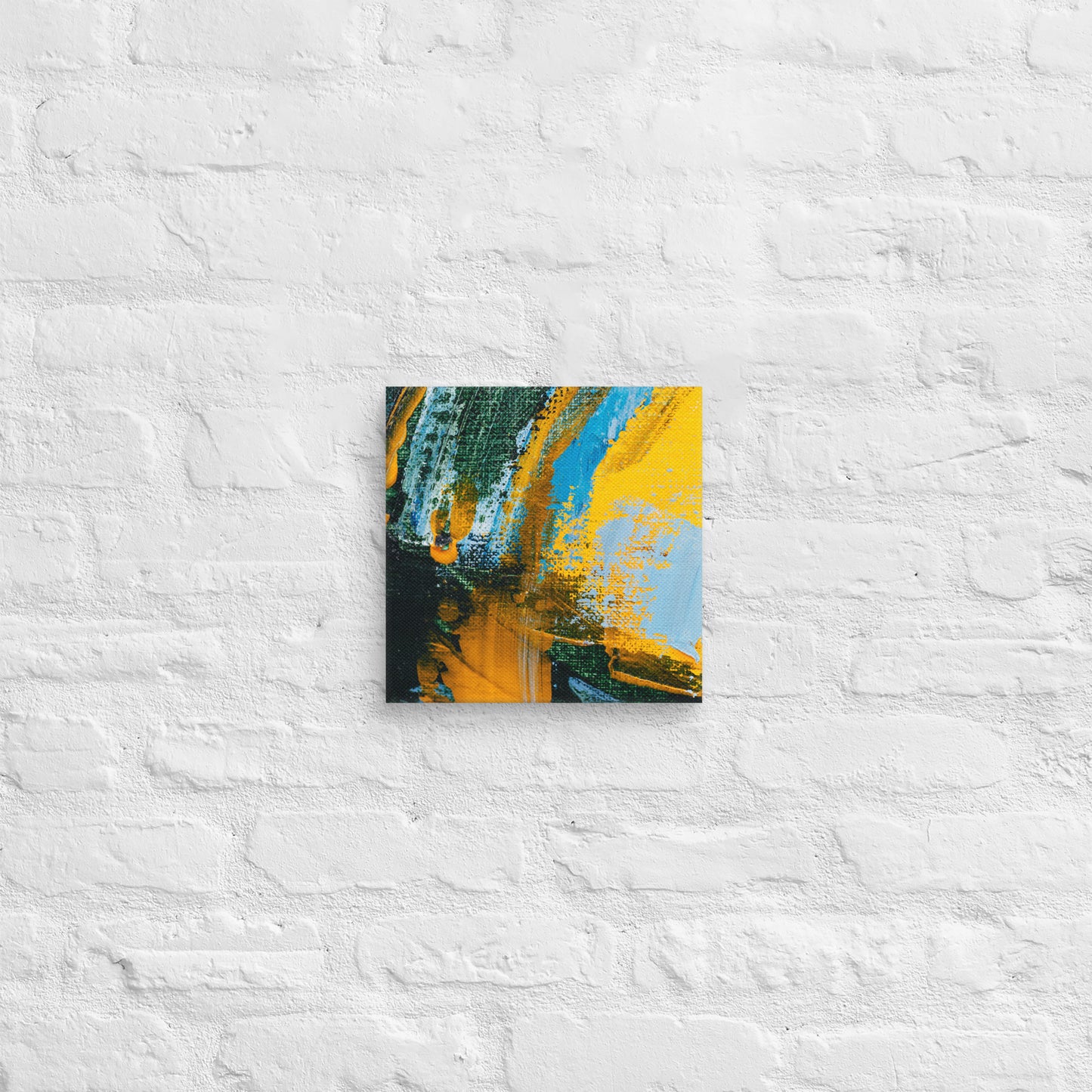 Canvas Yellow Abstract 2