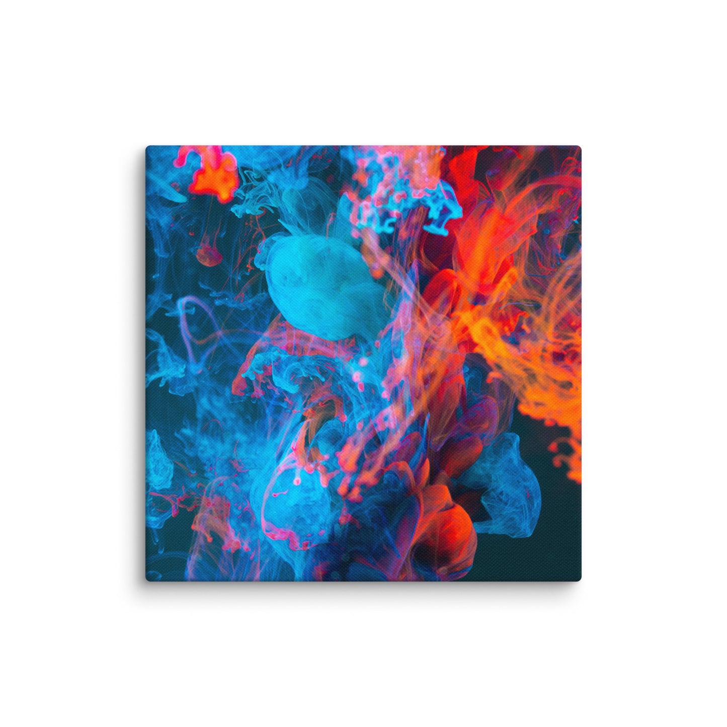 Canvas Blue Red Abstract