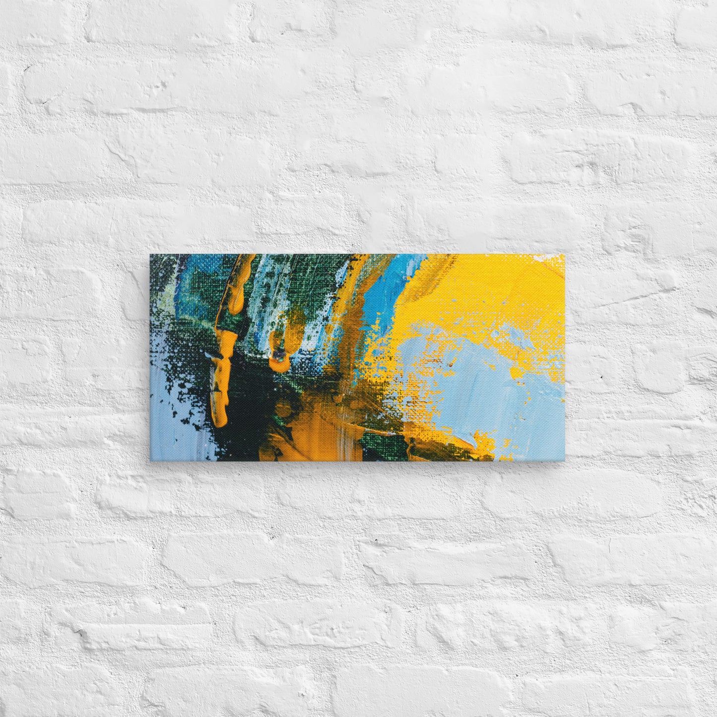 Canvas Yellow Abstract 2