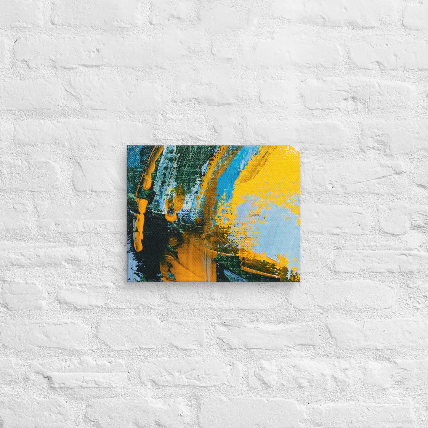 Canvas Yellow Abstract 2