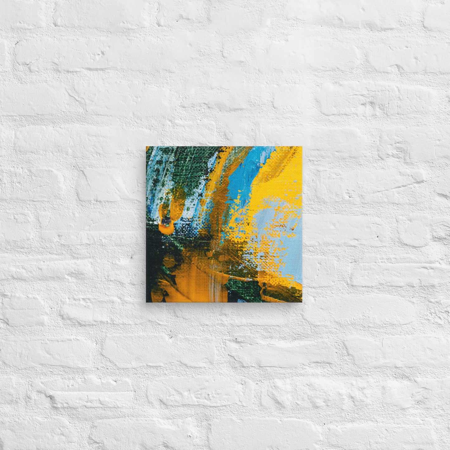 Canvas Yellow Abstract 2