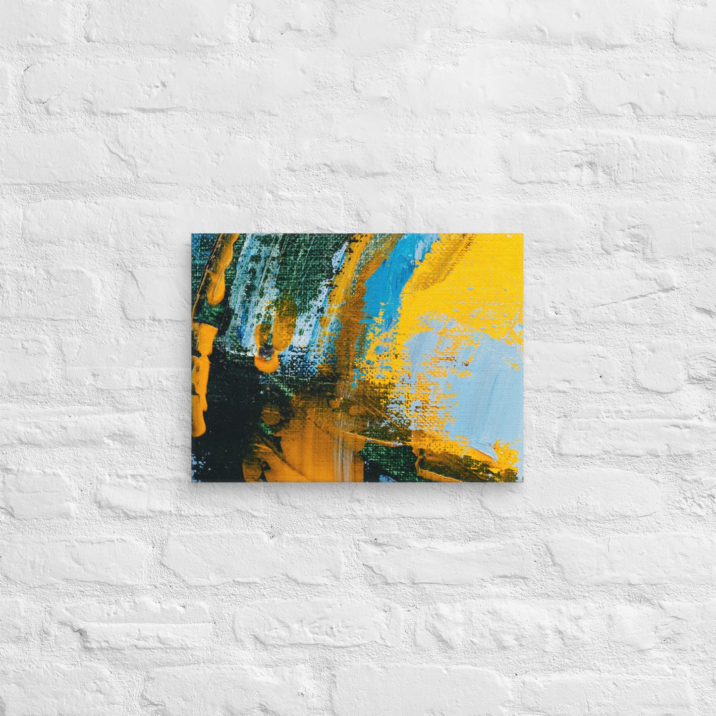 Canvas Yellow Abstract 2