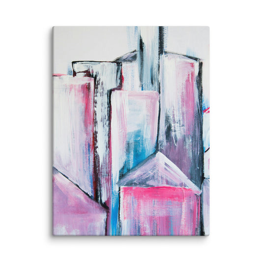 Canvas Abstract House