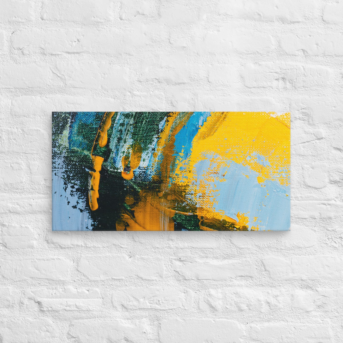 Canvas Yellow Abstract 2