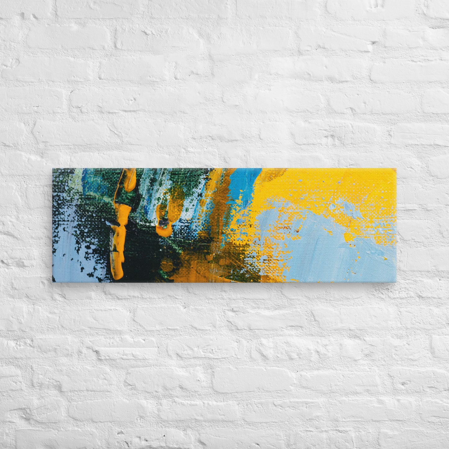 Canvas Yellow Abstract 2