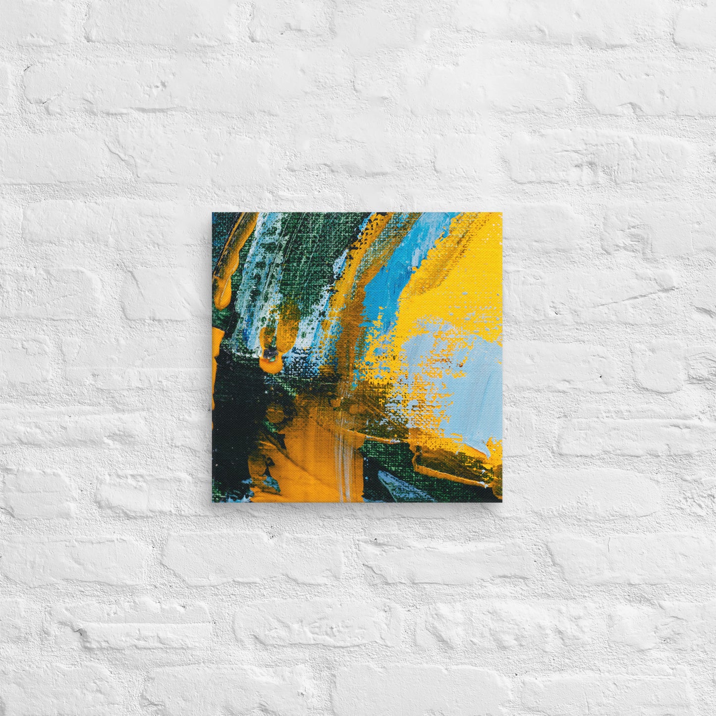 Canvas Yellow Abstract 2