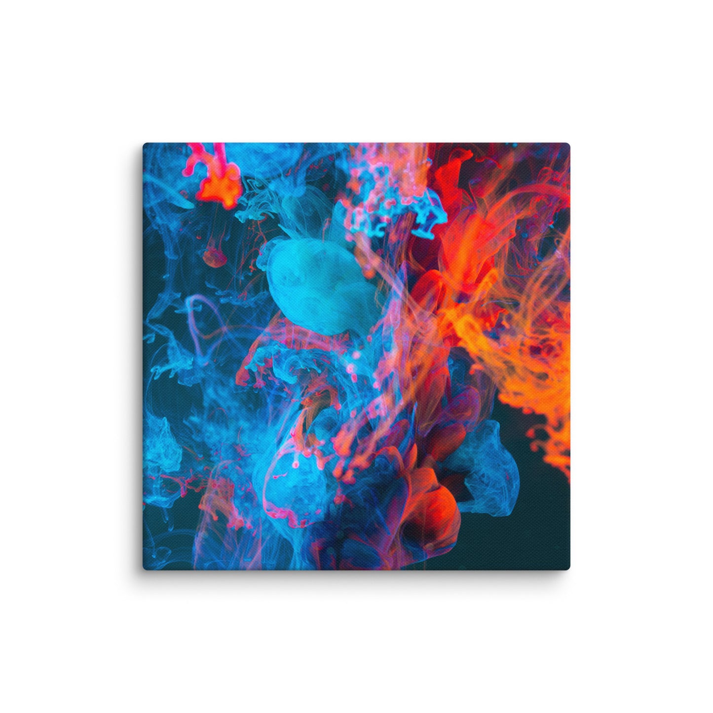 Canvas Blue Red Abstract