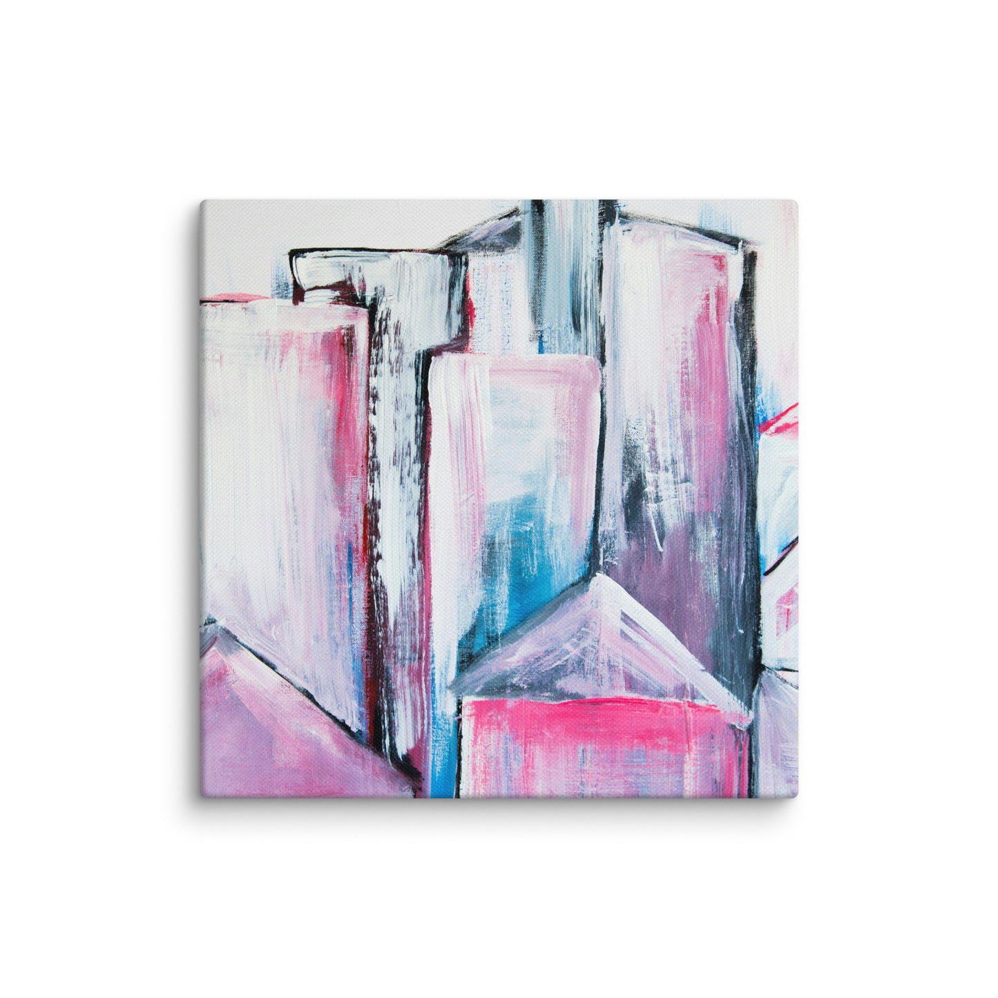 Canvas Abstract House