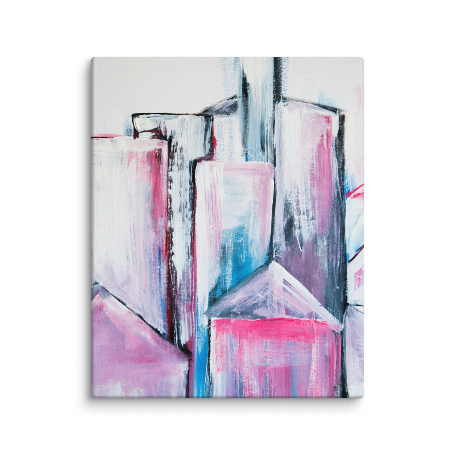 Canvas Abstract House