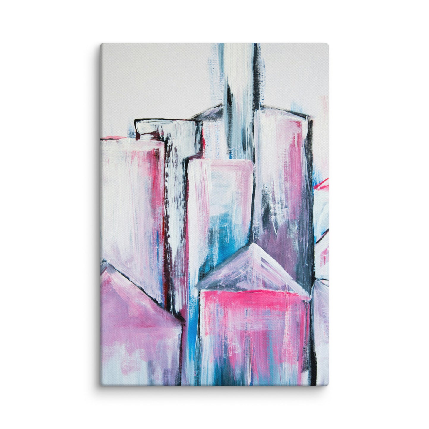 Canvas Abstract House