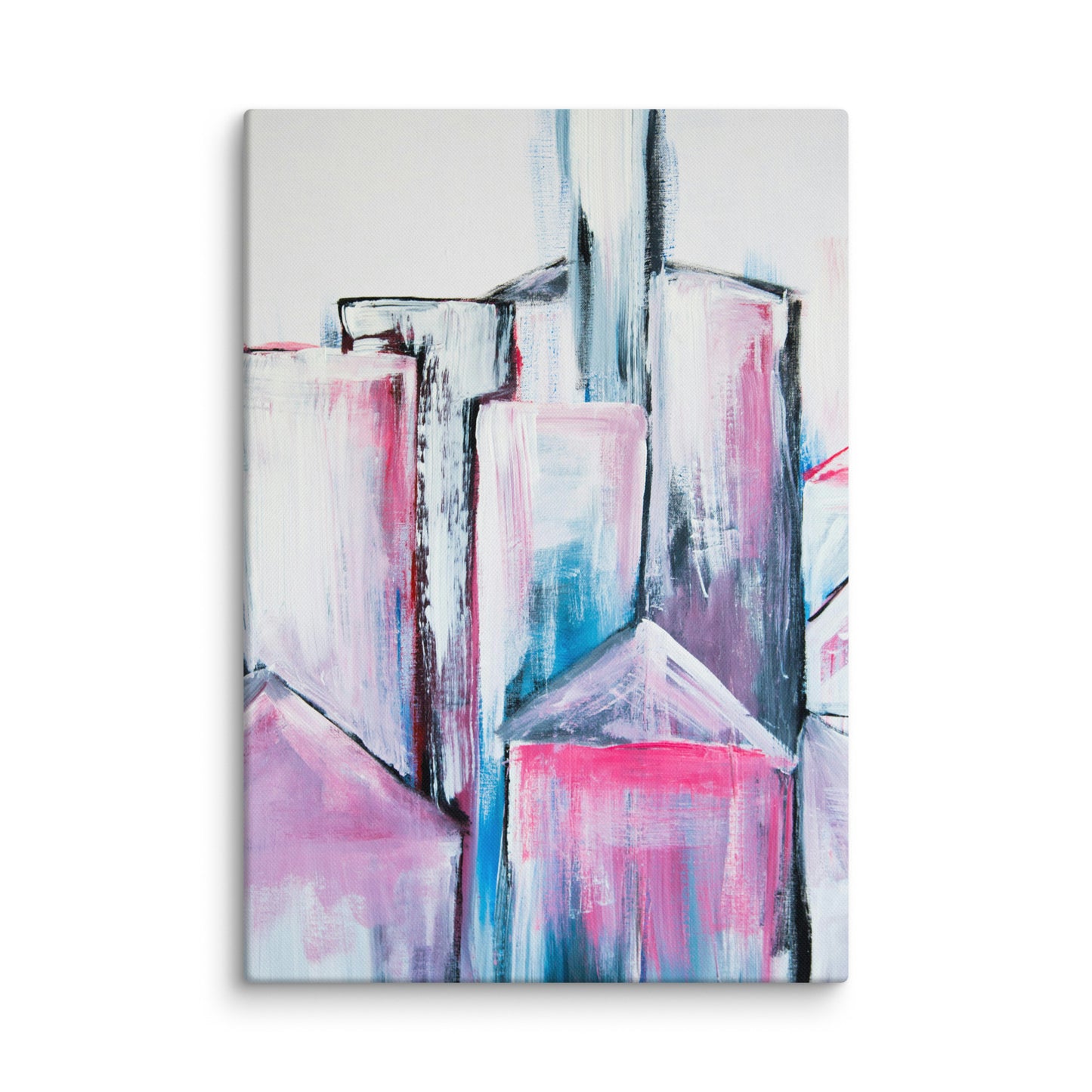 Canvas Abstract House