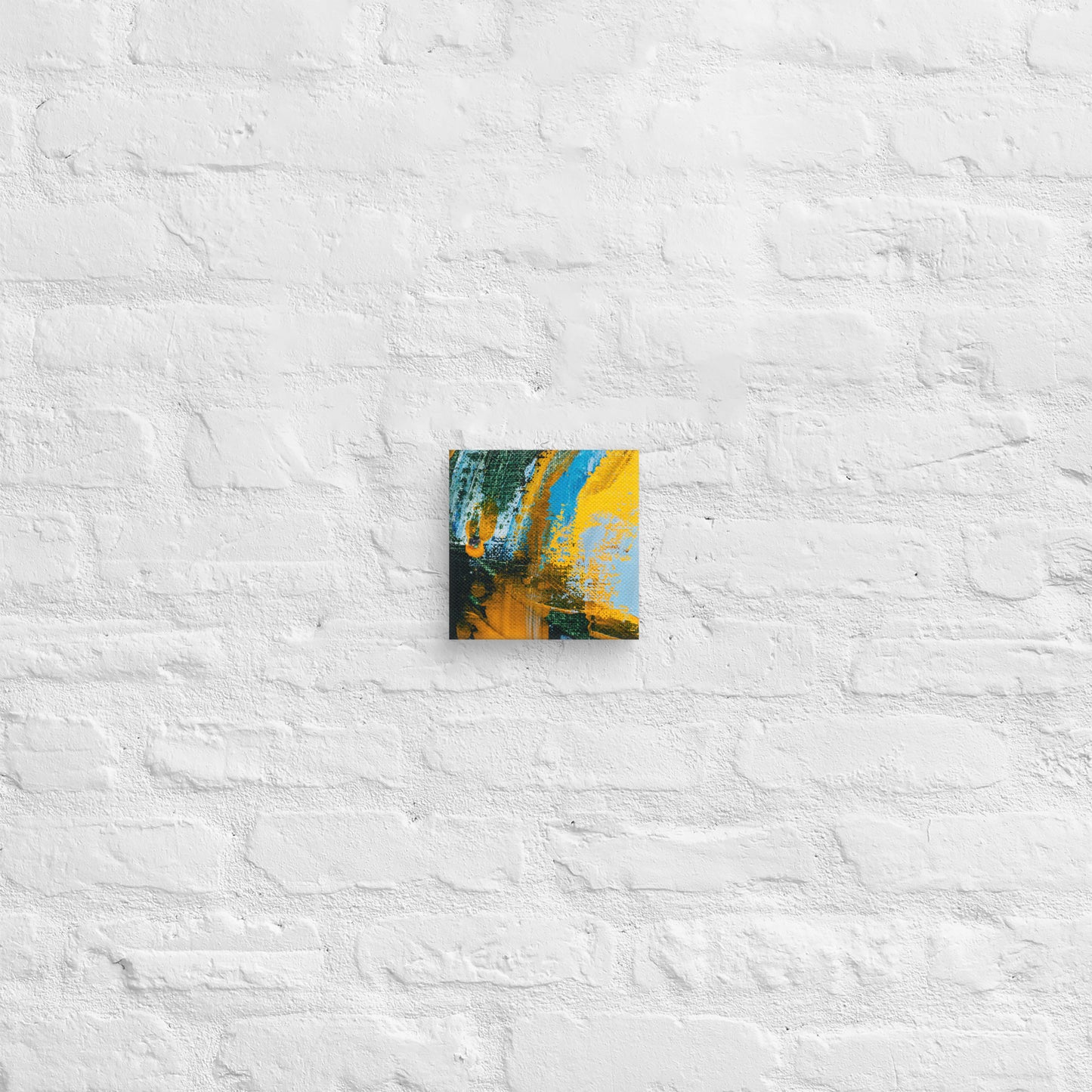 Canvas Yellow Abstract 2