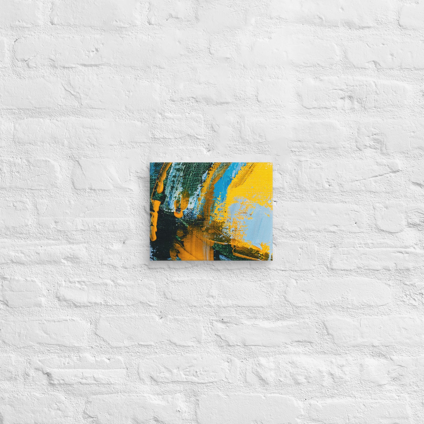 Canvas Yellow Abstract 2