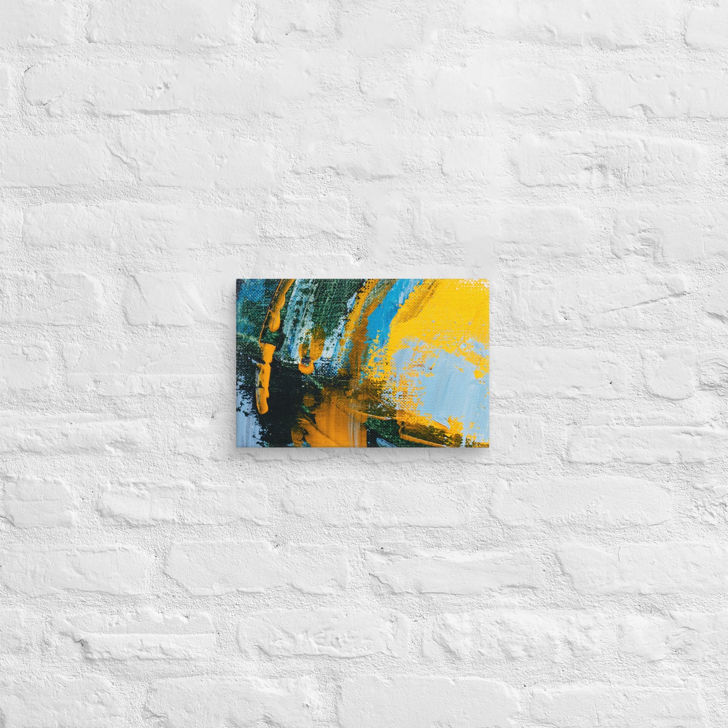 Canvas Yellow Abstract 2