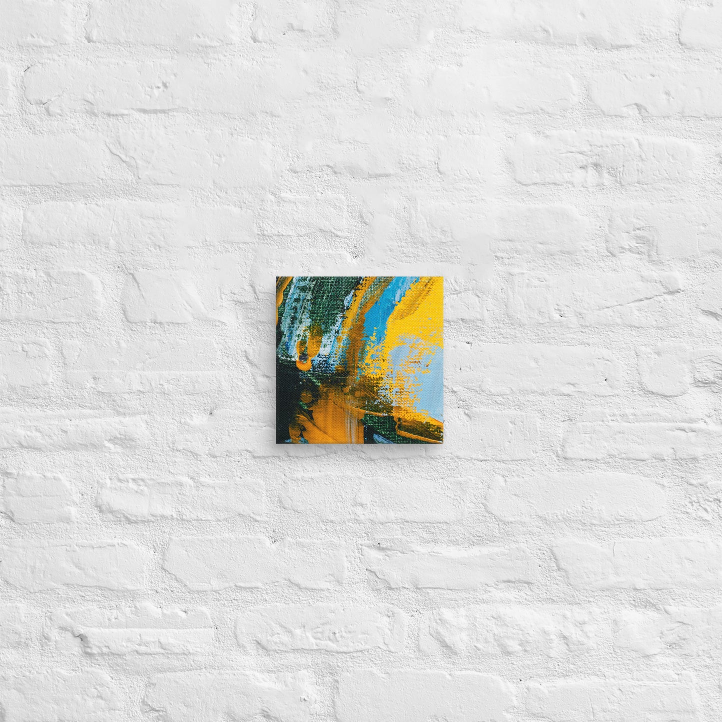 Canvas Yellow Abstract 2