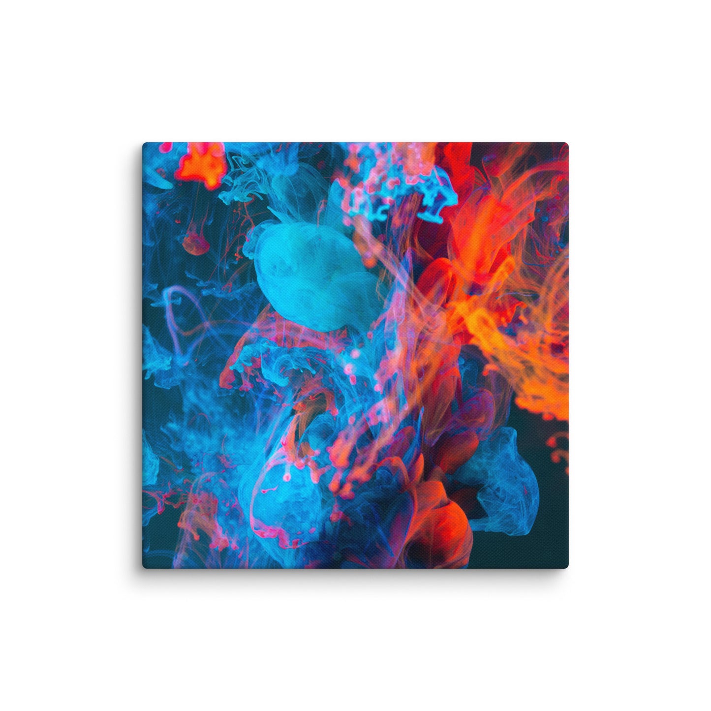 Canvas Blue Red Abstract