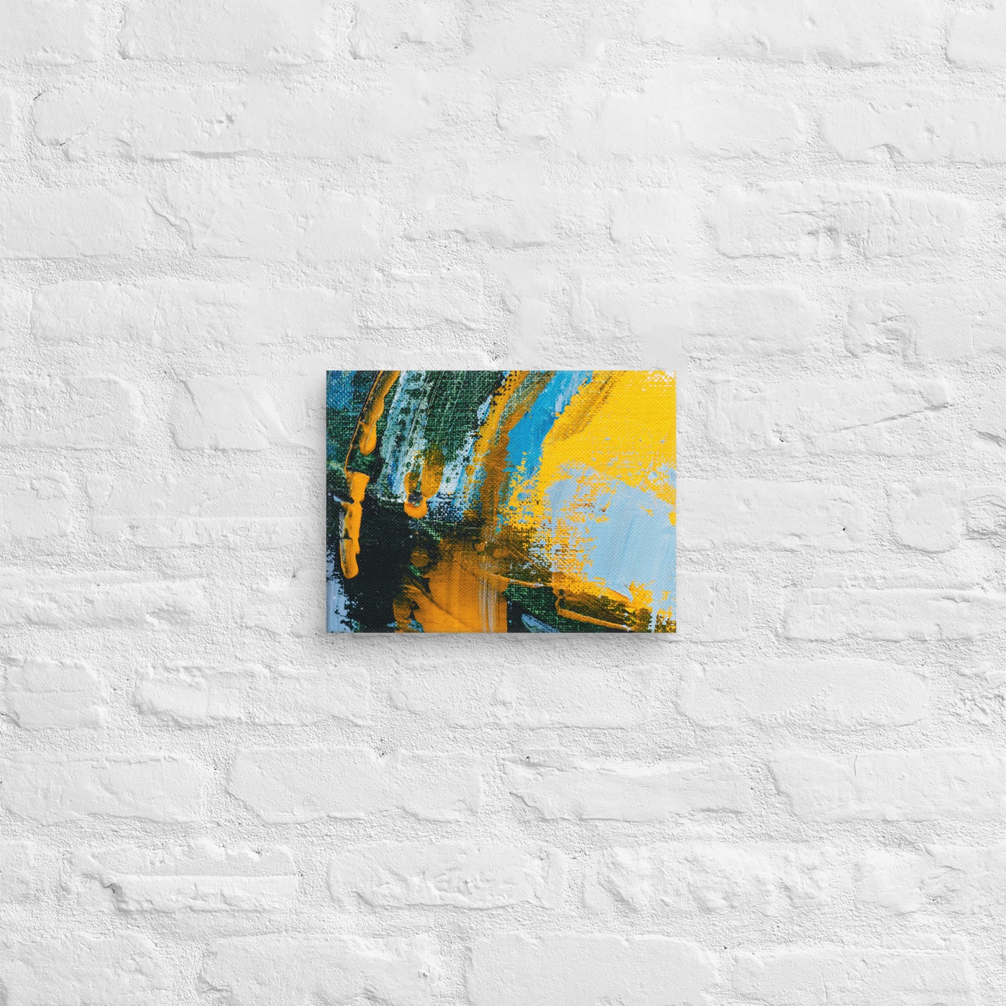 Canvas Yellow Abstract 2